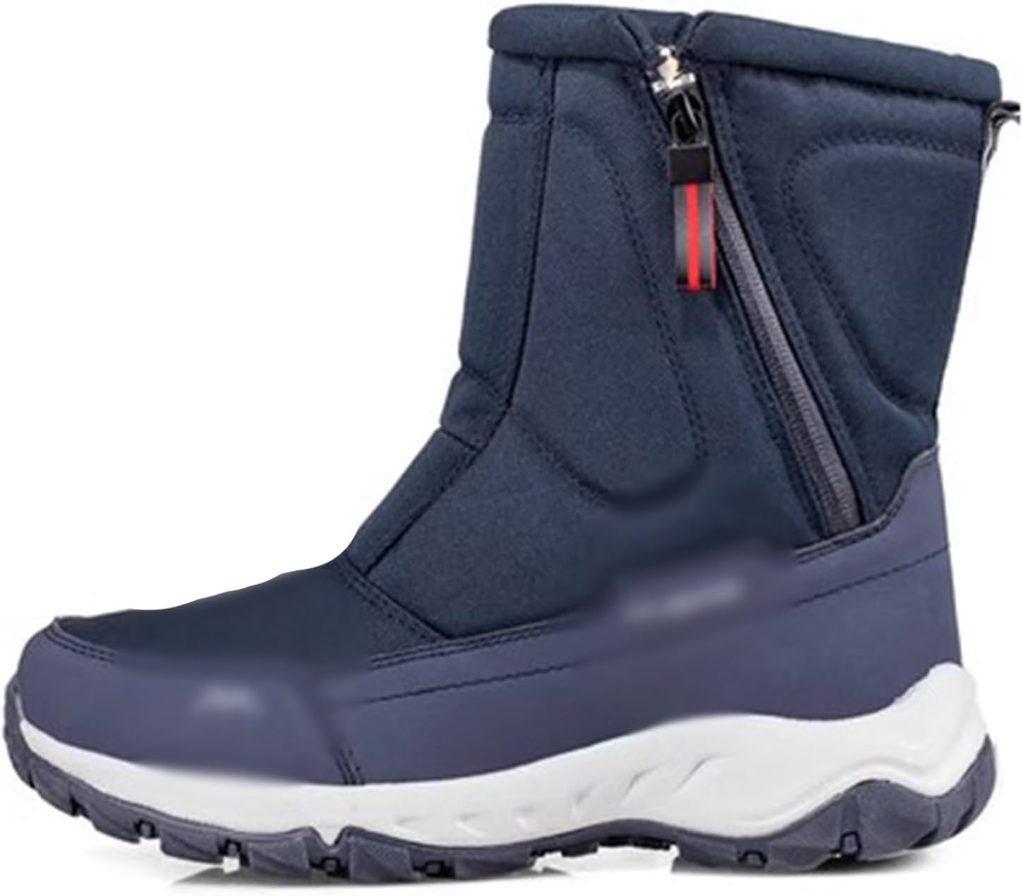 

Женские зимние ботинки с водонепроницаемой боковой молнией, черный Dhaey