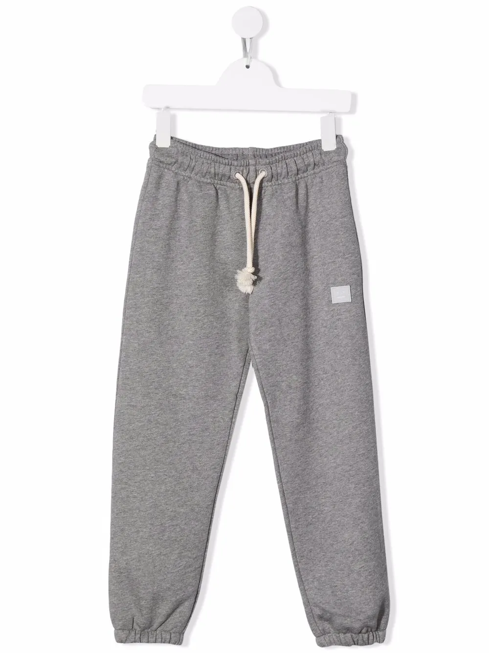 

Спортивные брюки из органического хлопка с логотипом Acne Studios Kids, серый