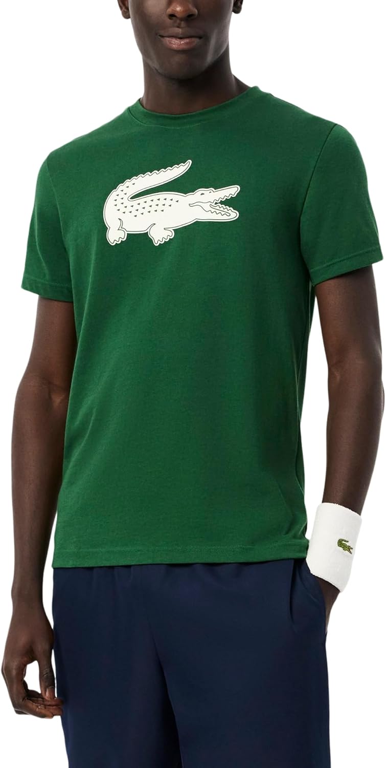 

Мужская спортивная футболка Lacoste Ultra Dry XXL с логотипом, Green/Flour, Зеленый, Мужская спортивная футболка Lacoste Ultra Dry XXL с логотипом, Green/Flour