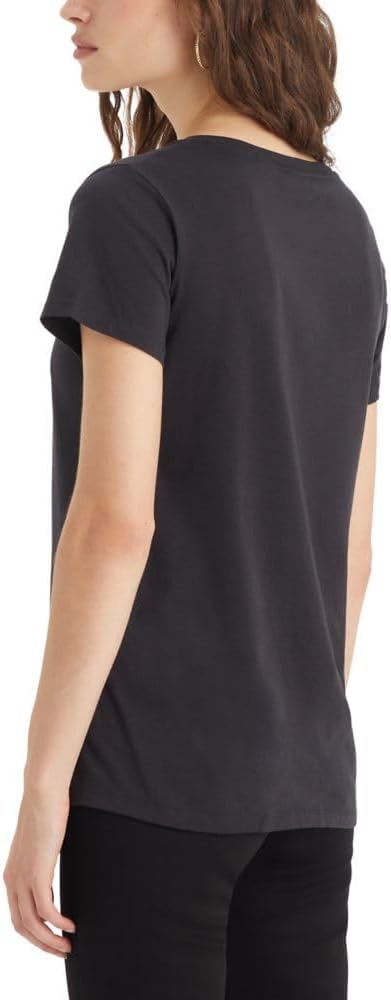Женская футболка Levi's Perfect с V-образным вырезом, Caviar Jersey — фото 2