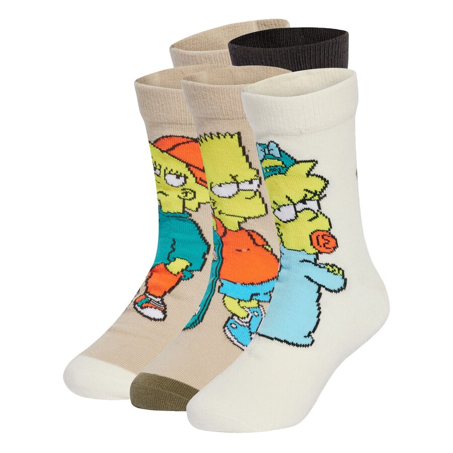 

Носки ADIDAS SPORTSWEAR The Simpsons, цвет Beige/Light beige/Black