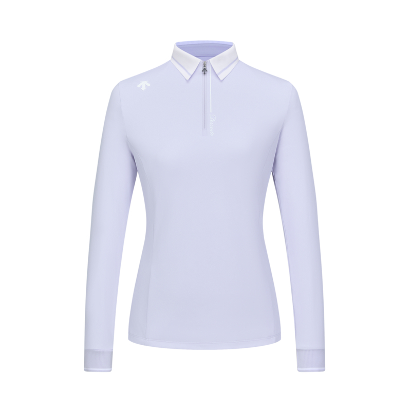 

Women's Long Sleeved Polo Women's DESCENTE, лаванда