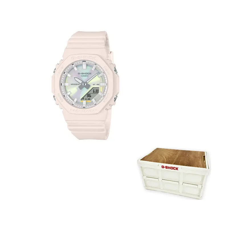 

CASIO Часы GMA P2100 Collection Quartz Movement Resin Strap Watch Women's Watch Purple Watch Dial