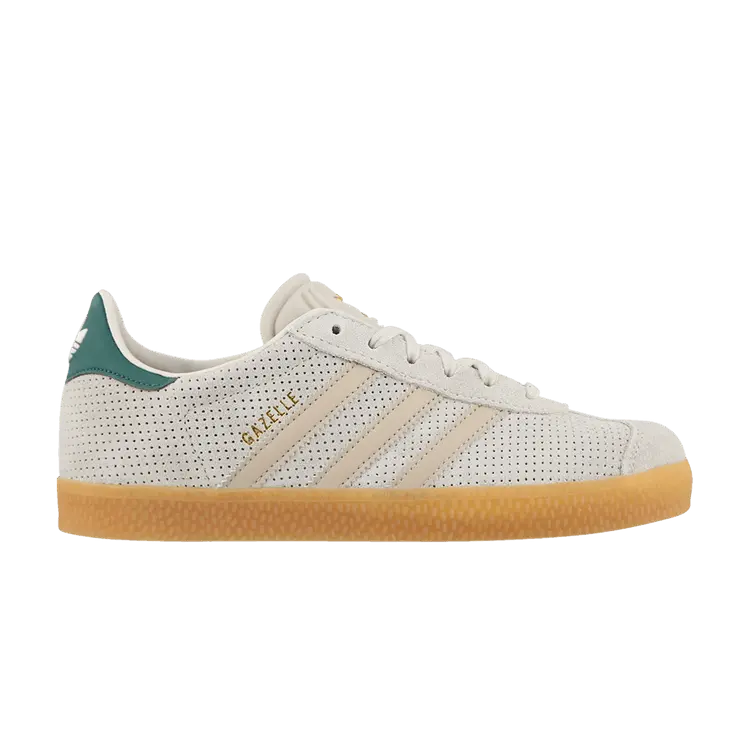 

Кроссовки adidas Gazelle J Aluminium Collegiate Green, кремовый