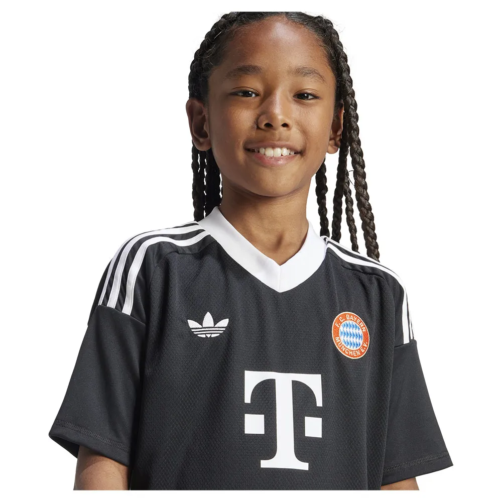 Футболка с коротким рукавом adidas FC Bayern Munich 24/25 goalkeeper Third junior, серый — фото 4