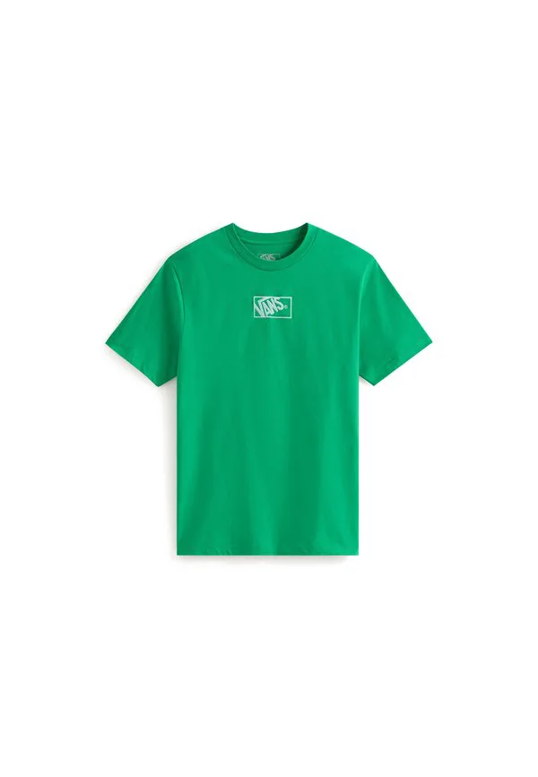 Футболка с принтом в виде блочных коробок Vans, Bright Green