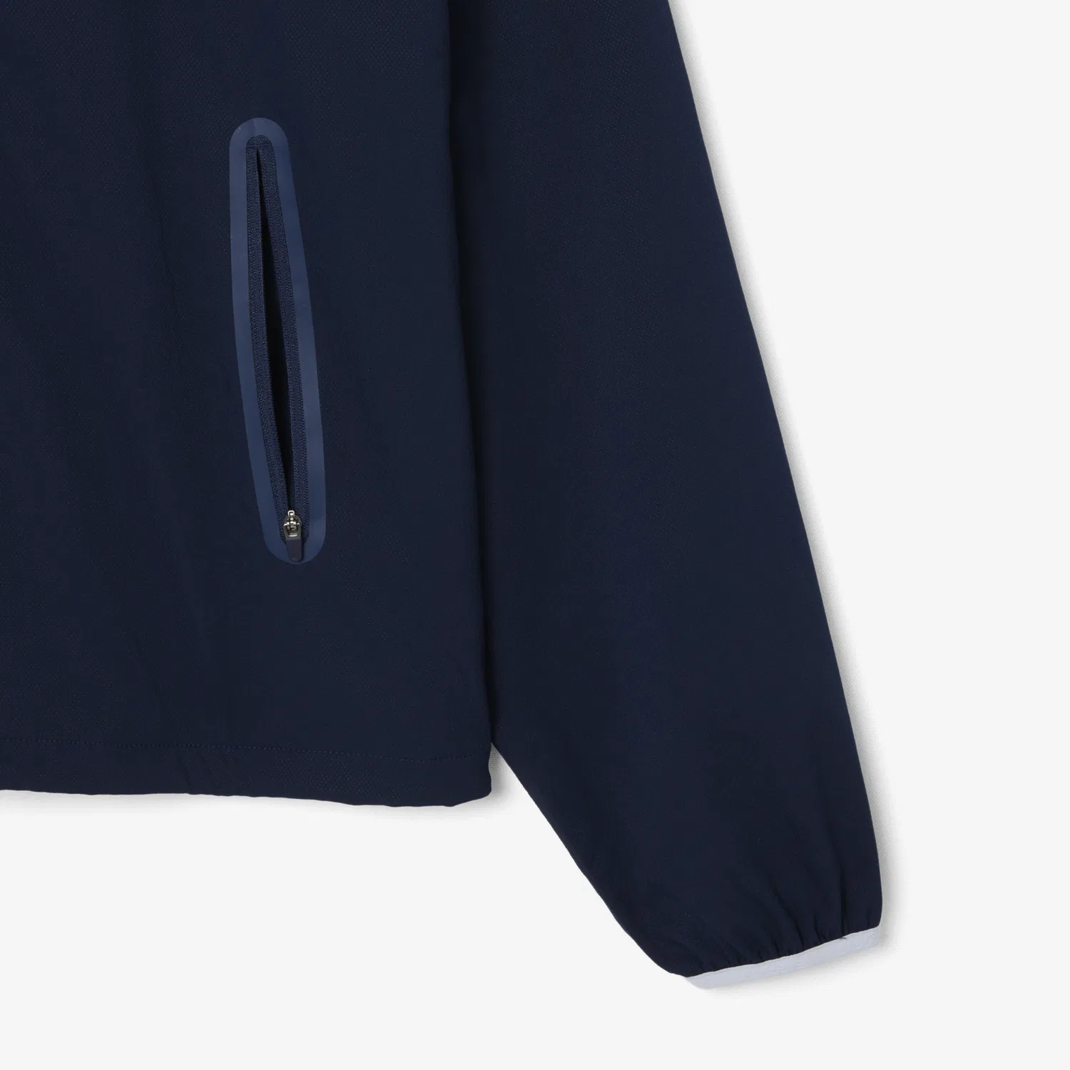 Куртка теннисная Lacoste, тёмно-синяя — фото 4