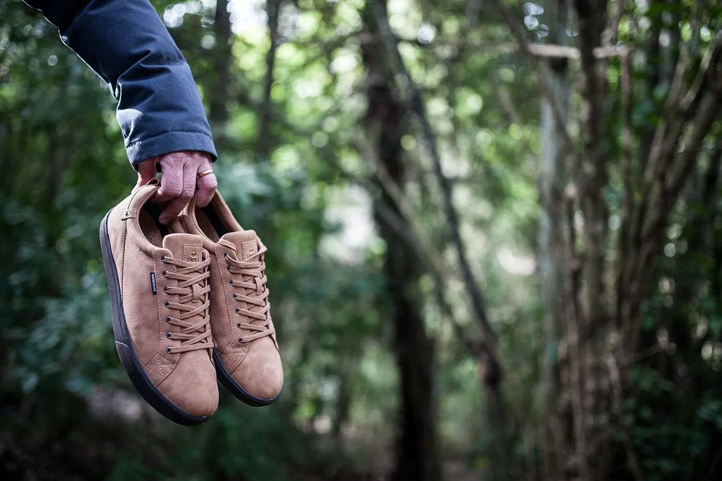 Мужские низкие кроссовки Saola Cannon WP Trainers, коричневые — фото 2