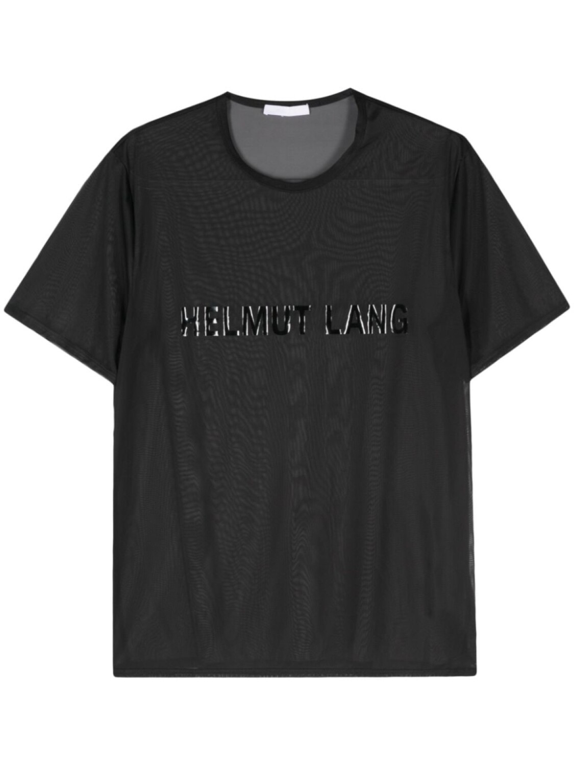 

Helmut Lang прозрачная футболка с логотипом, черный