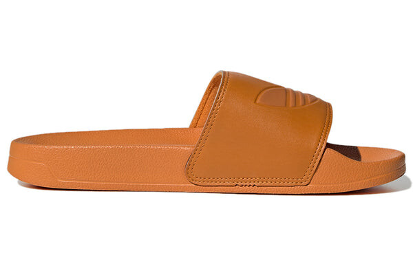 Тапочки originals adilette lite stylish cozy sports slippers orange Adidas, оранжевый — фото 2