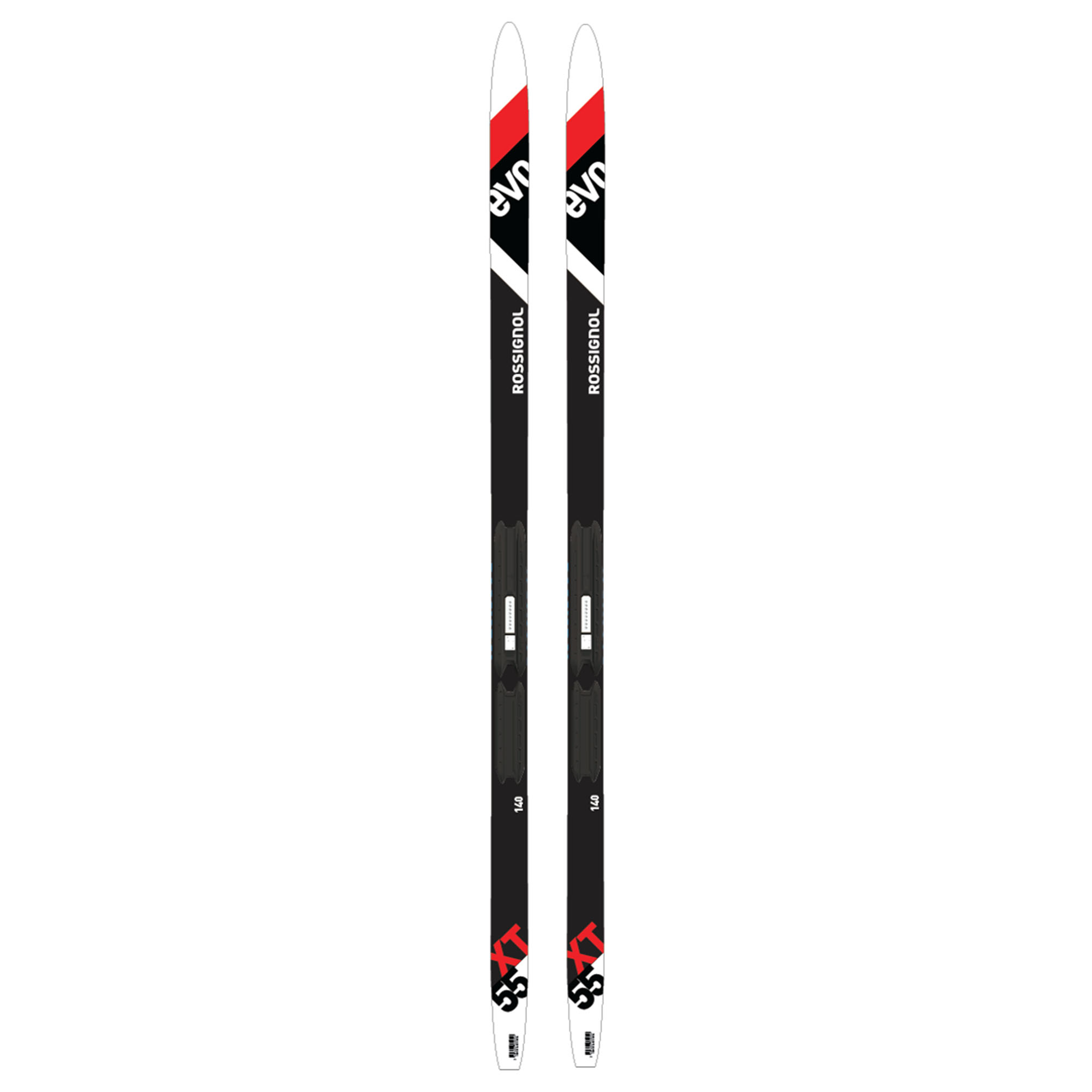 

Детские лыжи EVO XC 55 Jr с креплениями Tour Step In, модель 2022 года. Rossignol, Black/Red/White