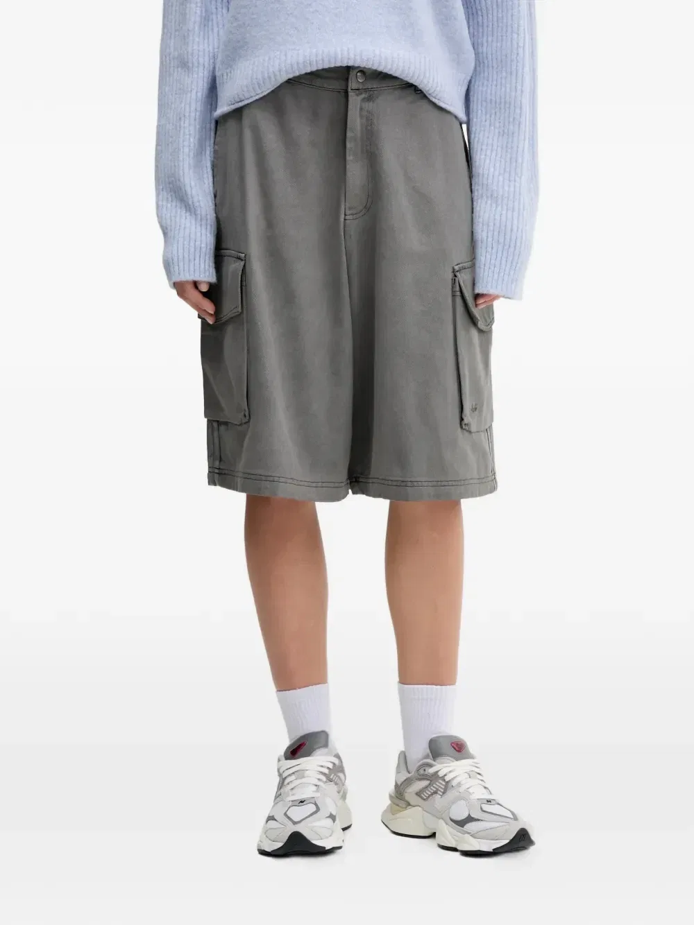 Шорты карго adidas, серый