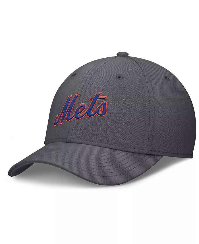 

Мужская серая бейсболка New York Mets Swoosh Performance Flex Nike