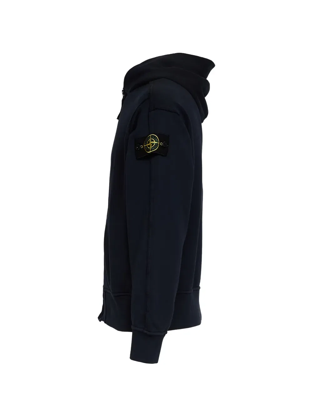 Толстовка с капюшоном на молнии Stone Island, синий — фото 3