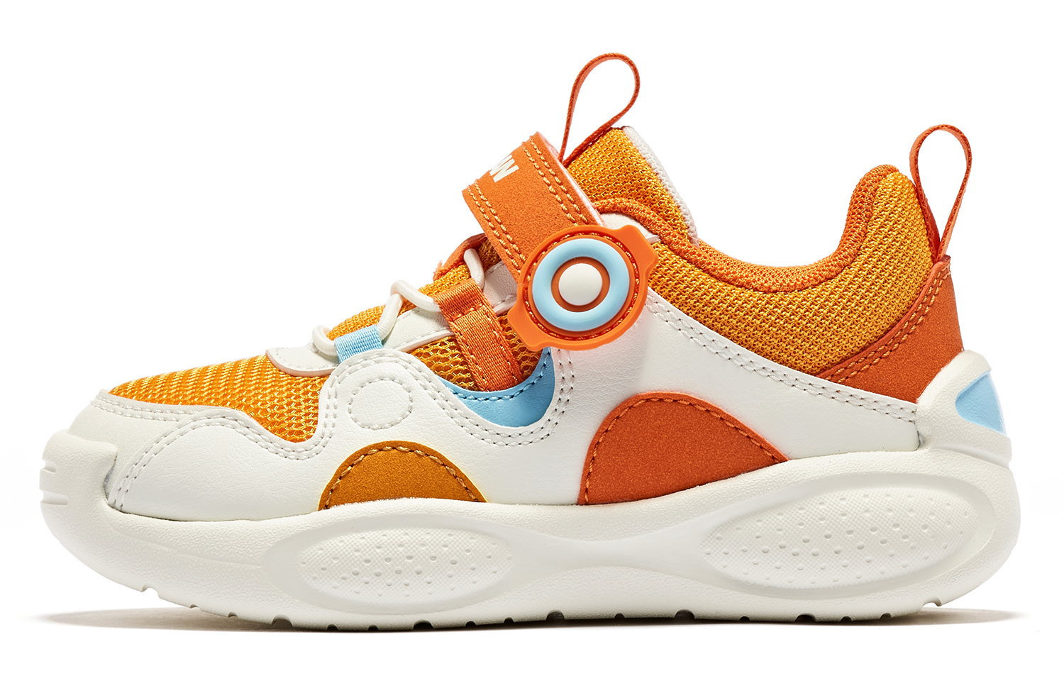 

Износостойкие низкие туфли для малышей. Для младенцев и малышей. QIAODAN, желтый/слоновая кость