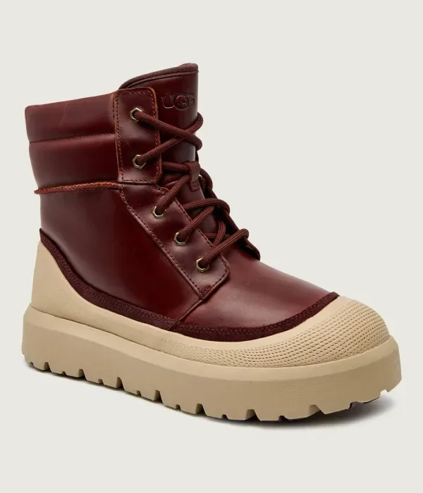 Высокие кожаные туфли M NEUMEL HIGH WEATHER HYBRID Ugg, бордовый