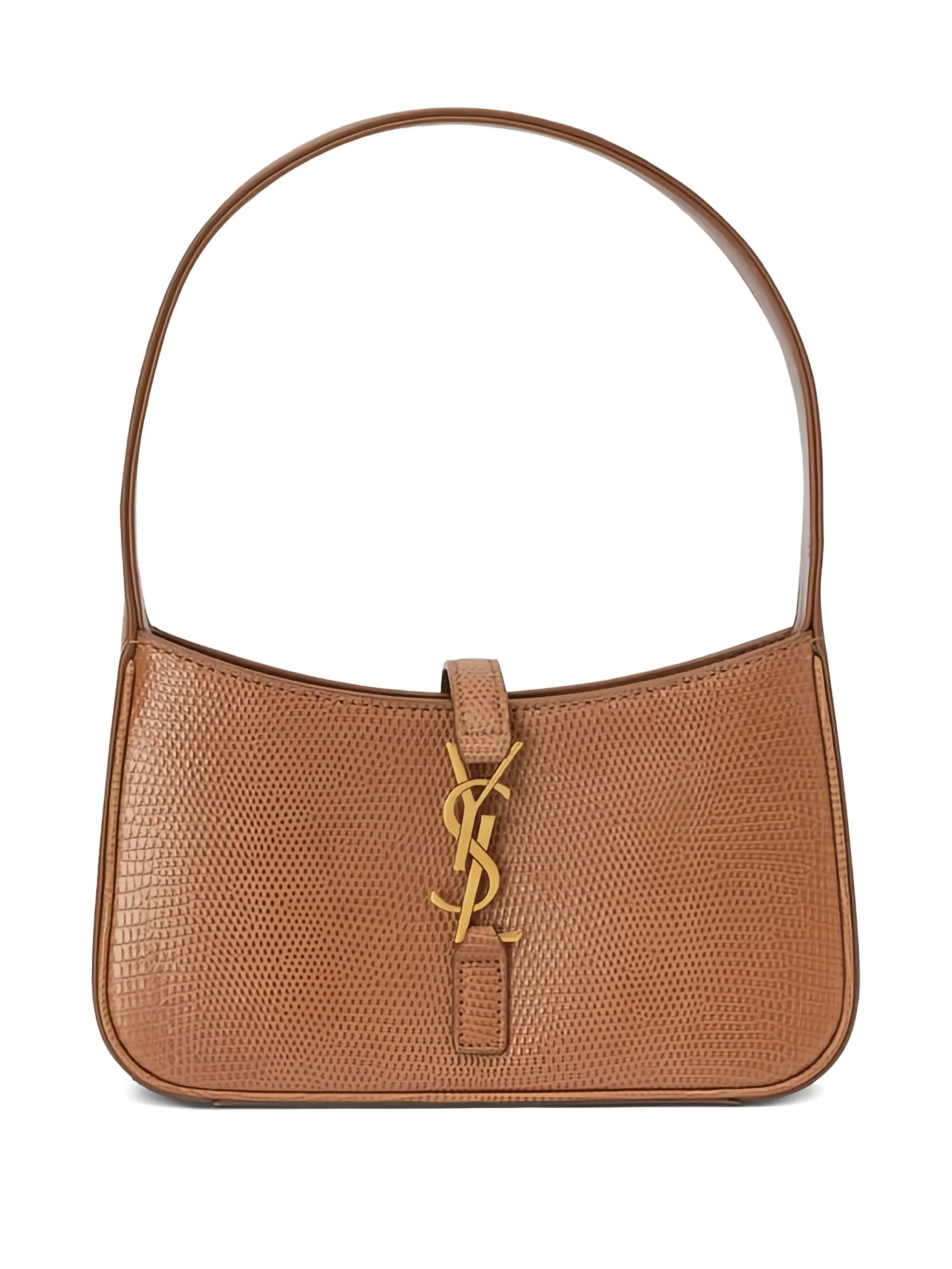 

Сумка на плечо с логотипом Saint Laurent, коричневый