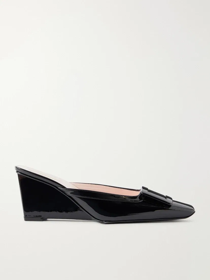 Туфли Belle Vivier 60 из кожи Roger Vivier, черный