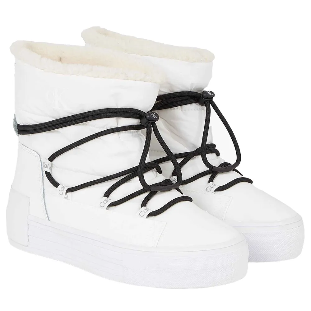 Ботинки Calvin Klein Jeans Bold Vulc Flatf, белый
