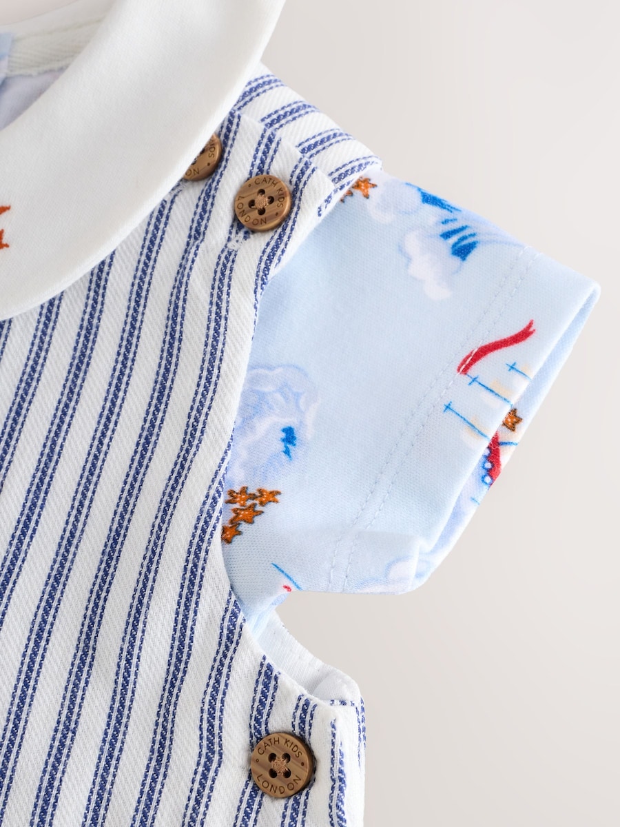 Комбинезон свободного кроя Next Cath Kidston, синий/темно-синий/голубой — фото 3