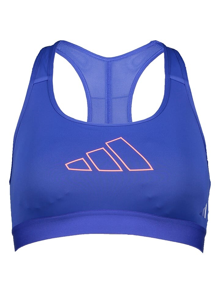 

Спортивные бюстгальтер adidas Powerreact Hyperbright, синий