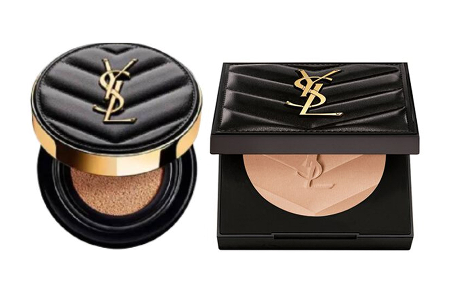 

SAINT LAURENT Пудровая подушка big white cake набор косметики легко растушевывается натуральный стойкий