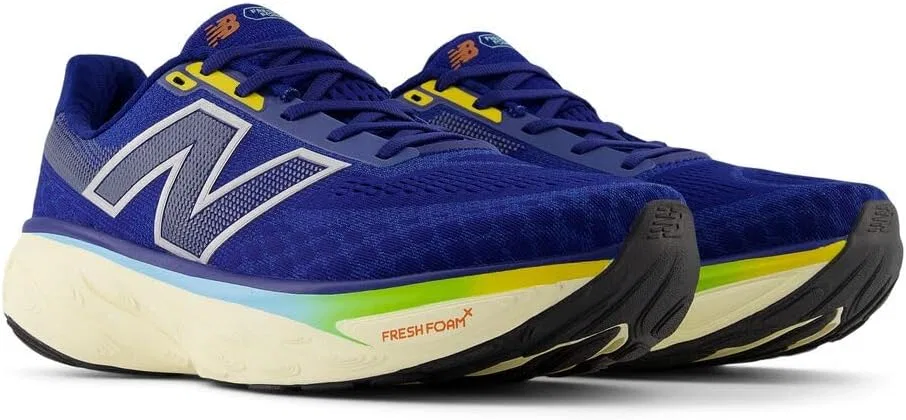 Мужские беговые кроссовки New Balance Fresh Foam X 1080, Inkwell Silver Metallic Ginger Lemon — фото 4