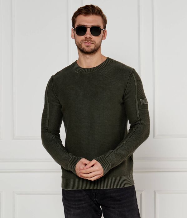 

Свитер мужской Joop! Jeans вязаный хлопковый, зеленый