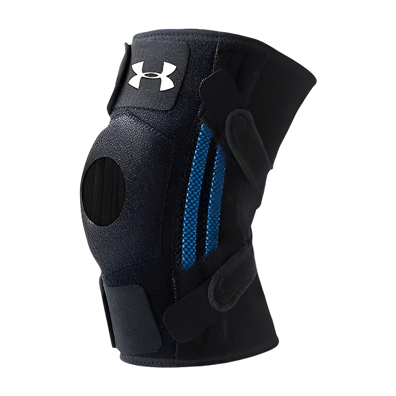 

Наколенник 4-х пружинный для бега, альпинизма, велоспорта, футбола, бадминтона, баскетбола унисекс Under Armour, черный