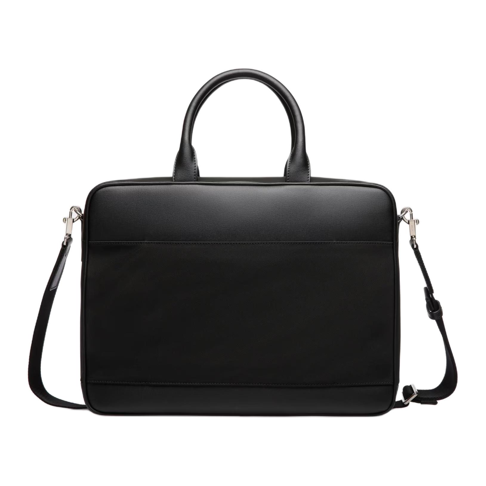 

BALLY Нейлоновый портфель Сумка через плечо Кроссбод сумка Мужская черная сумка