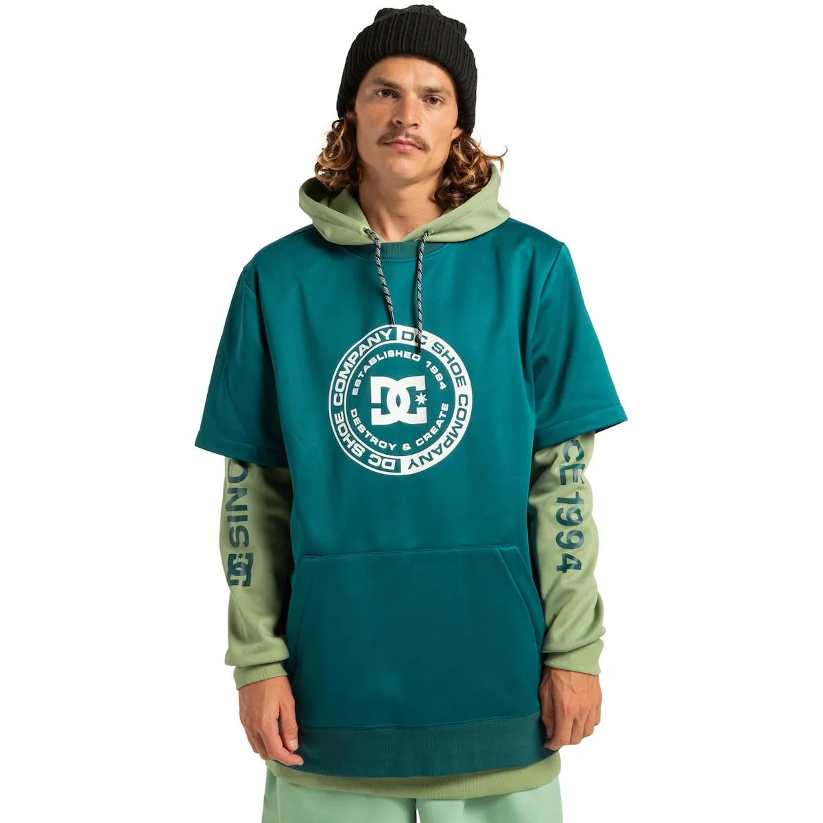 

Мужская толстовка Dryden DC Shoes, зеленый