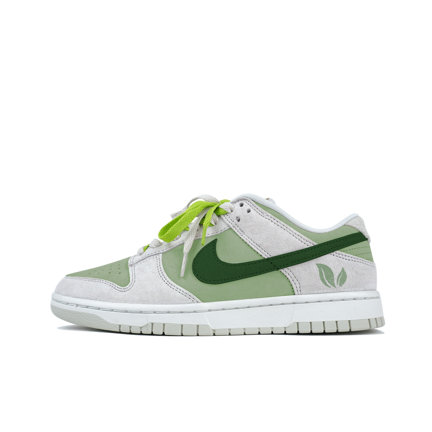 

Кроссовки Nike Dunk Skateboard Shoes Men Low-Top Gray Green