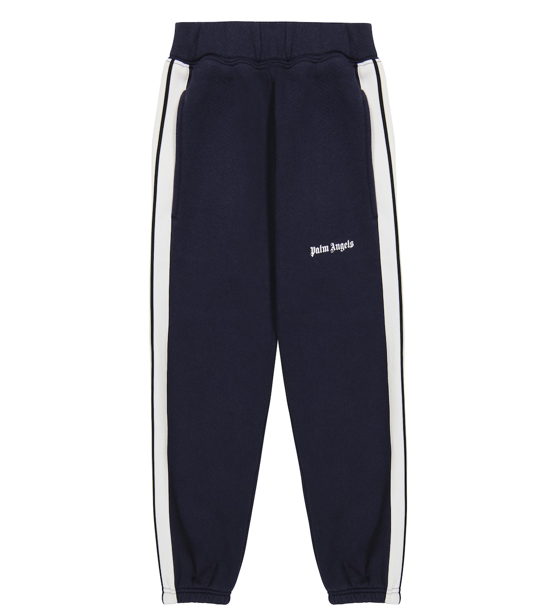 

Спортивные брюки из хлопка с логотипом Palm Angels Kids, Navy Blue White