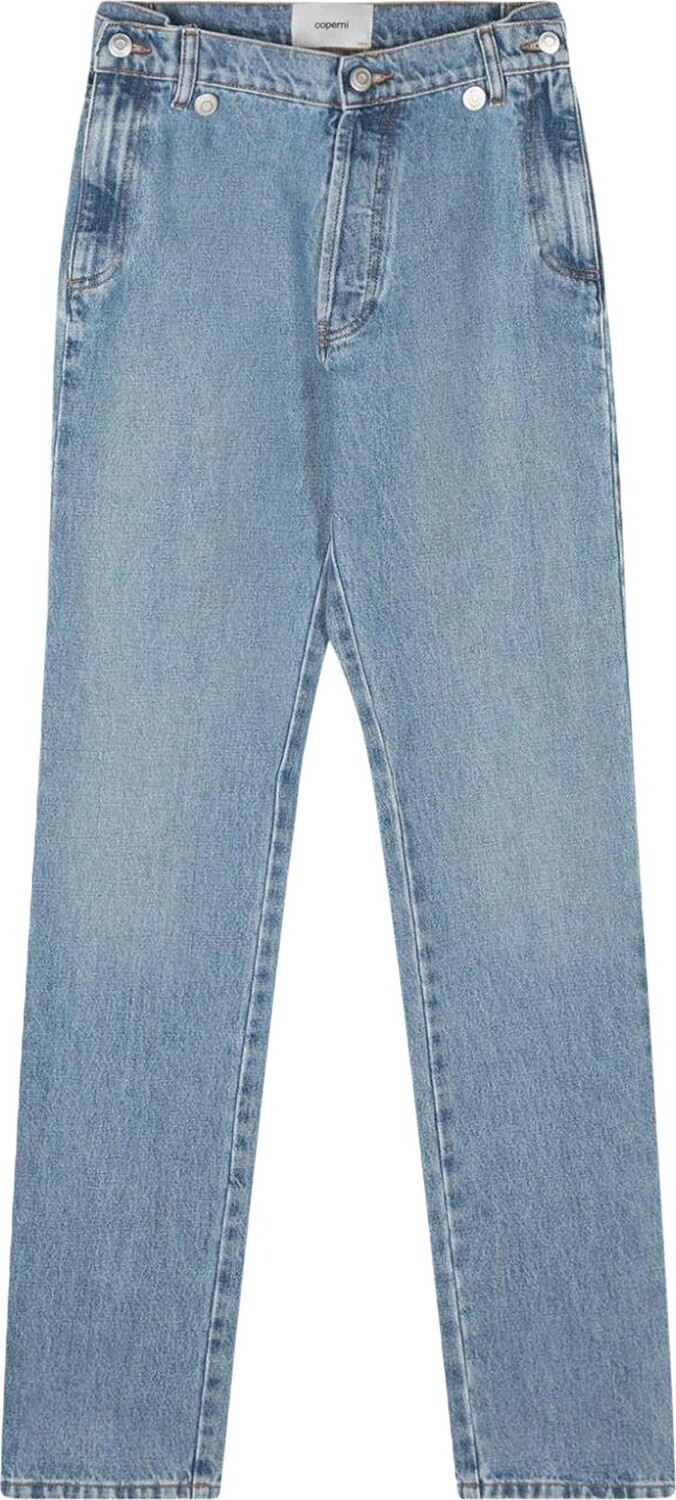 

Джинсы Coperni Open Hip 'Washed Blue', синий