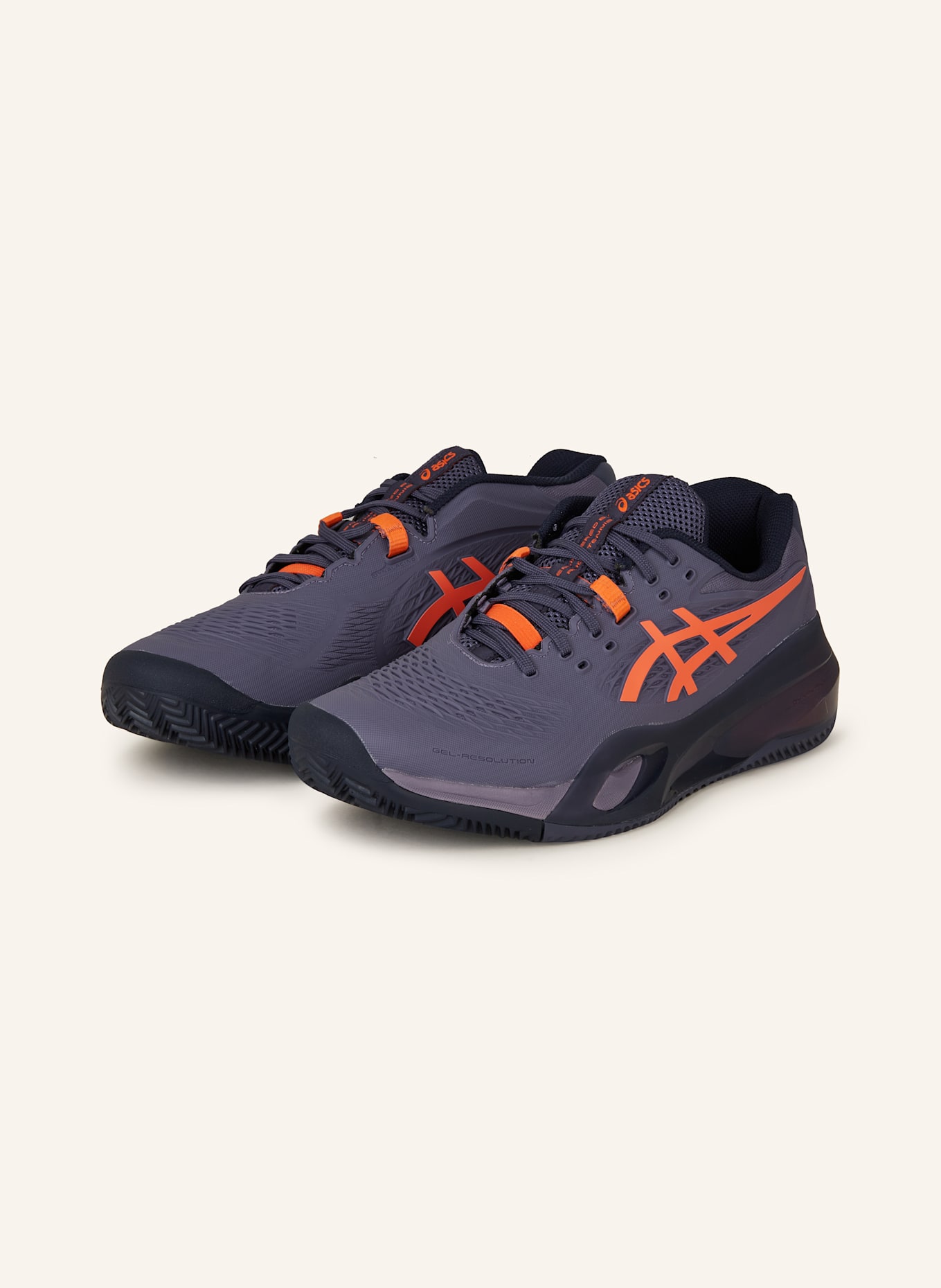

Теннисные туфли гель-разрешение x глина Asics, мультиколор