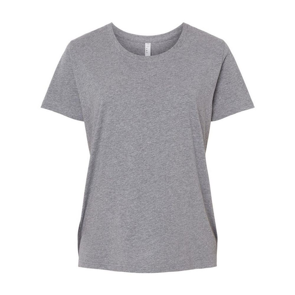 

Женская футболка из тонкого джерси Lat Curvy Collection LAT, цвет Granite Heather