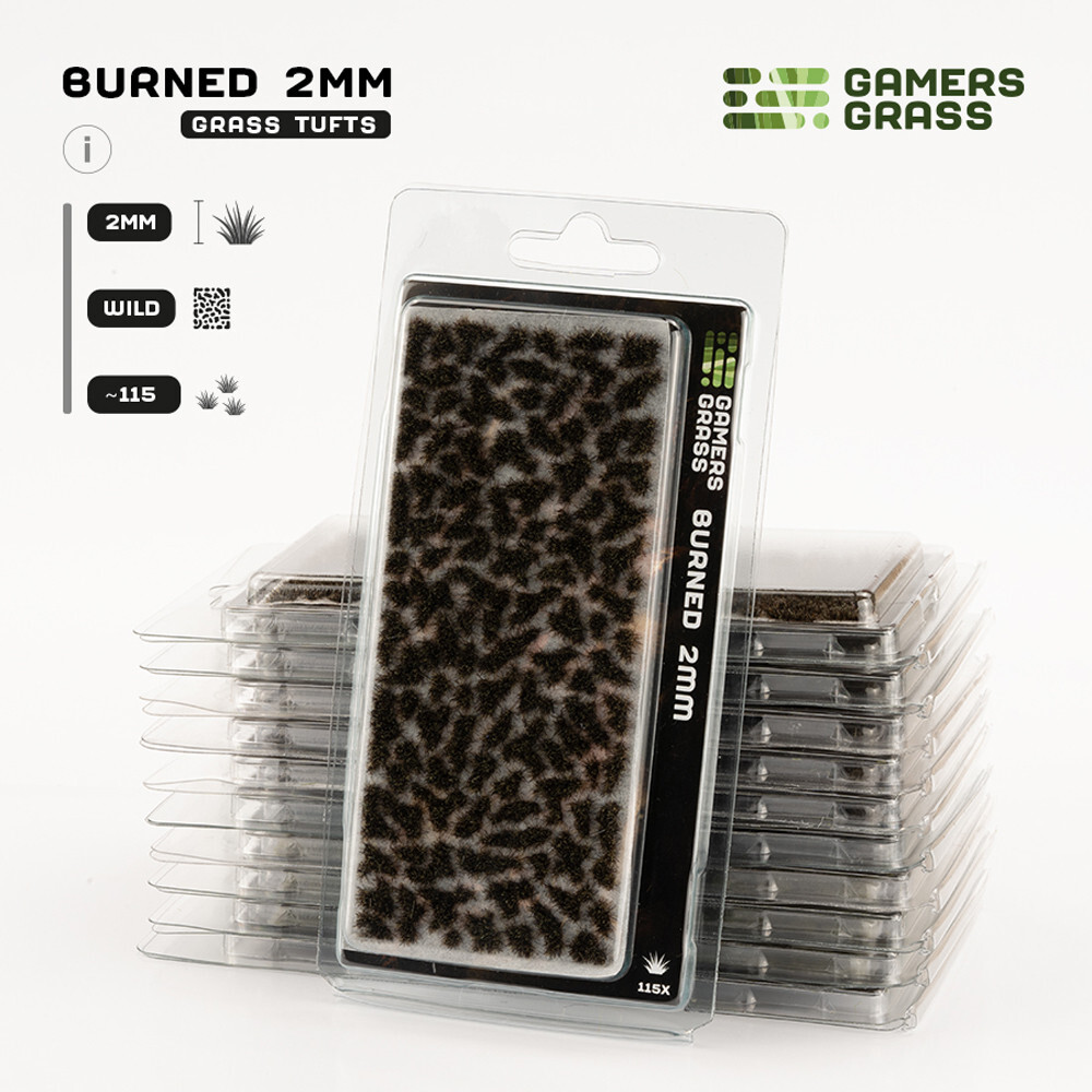 

Аксессуары Gamers Grass Gamers Grass Tufts: Burned - Wild 2mm