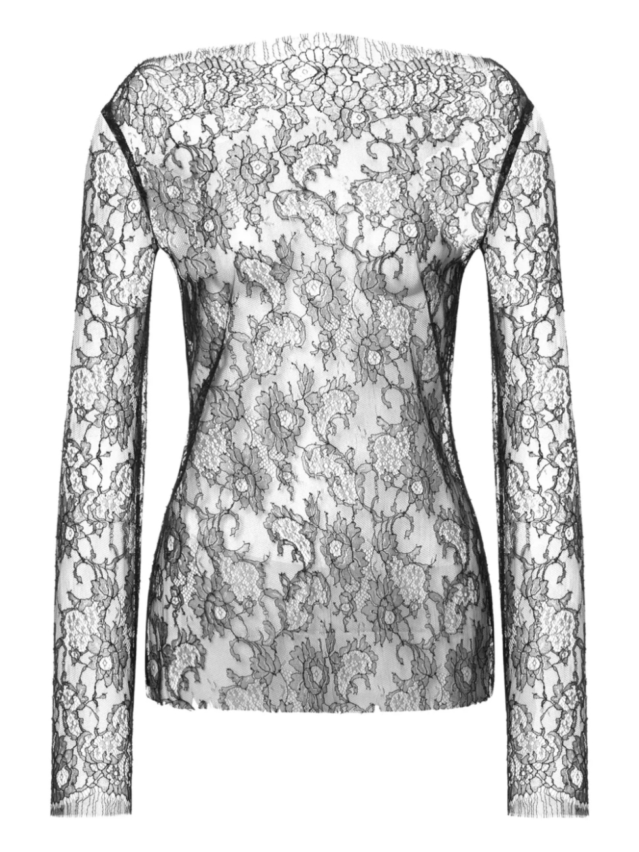 

Alberta Ferretti кружевная блузка, черный