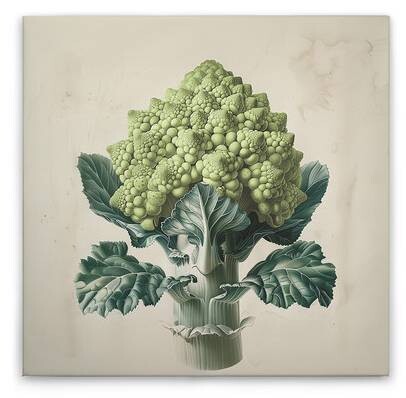 

Картина на холсте A.S. Création Romanesco Green цвет cremebeigegrün