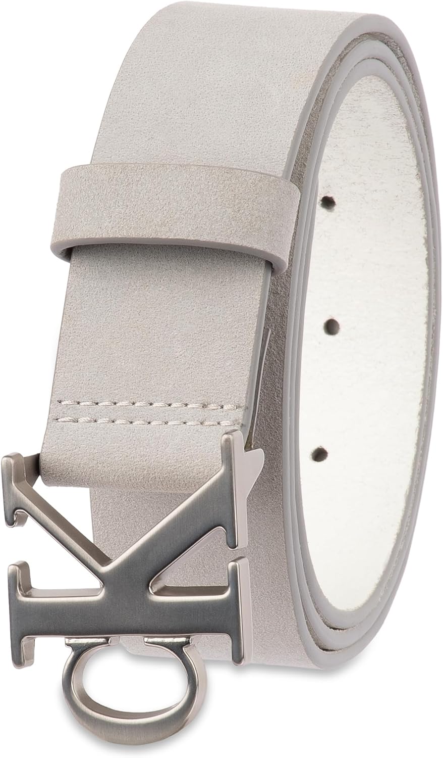 

Ремень Calvin Klein Men's CK Monogram Cut Out Buckle с пряжкой - повседневный ремень для джинсов и повседневной одежды, Light Grey, Серый, Ремень Calvin Klein Men's CK Monogram Cut Out Buckle с пряжкой - повседневный ремень для джинсов и повседневной одеж