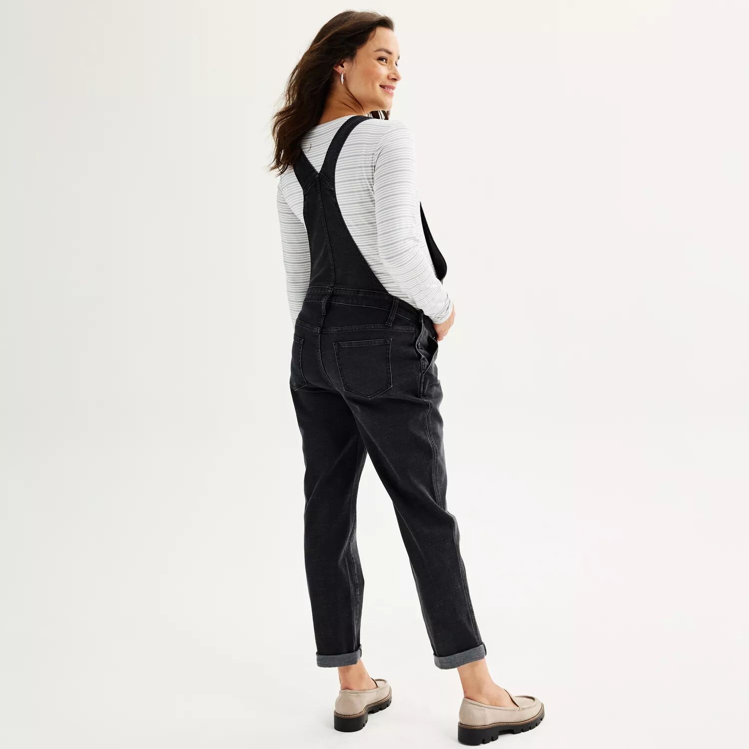 

Джинсовый комбинезон для беременных Sonoma Goods For Life Sonoma Goods For Life, черный