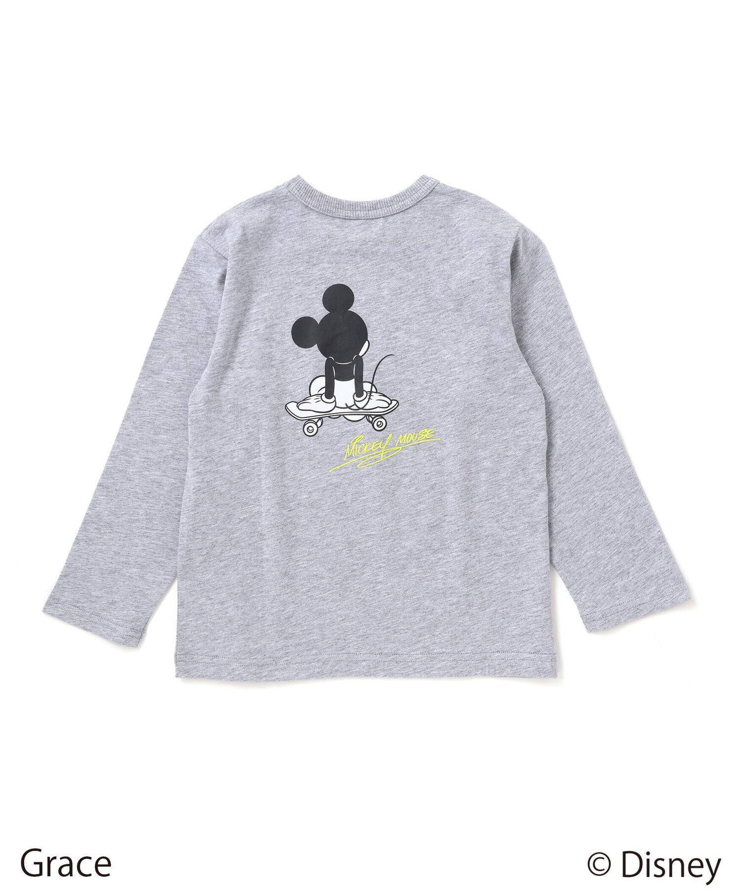 Футболка с длинными рукавами и принтом Disney (90-130 см) BeBe, Gray — фото 3