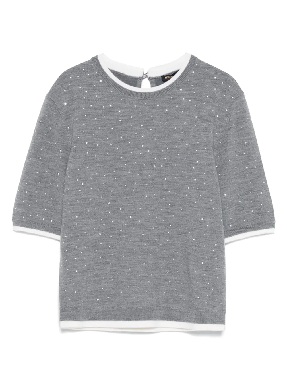 

Рубашка со стразами Maje, серый