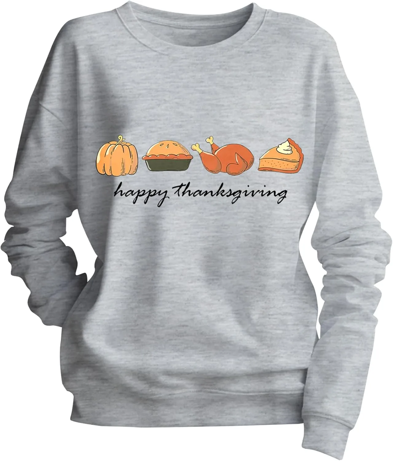 

Толстовка Happy Thanksgiving с длинным рукавом Yuisi Doxn