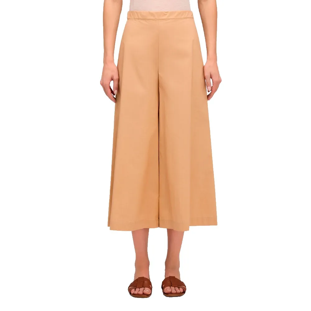 

Брюки Sundek Poplin palazzo, бежевый