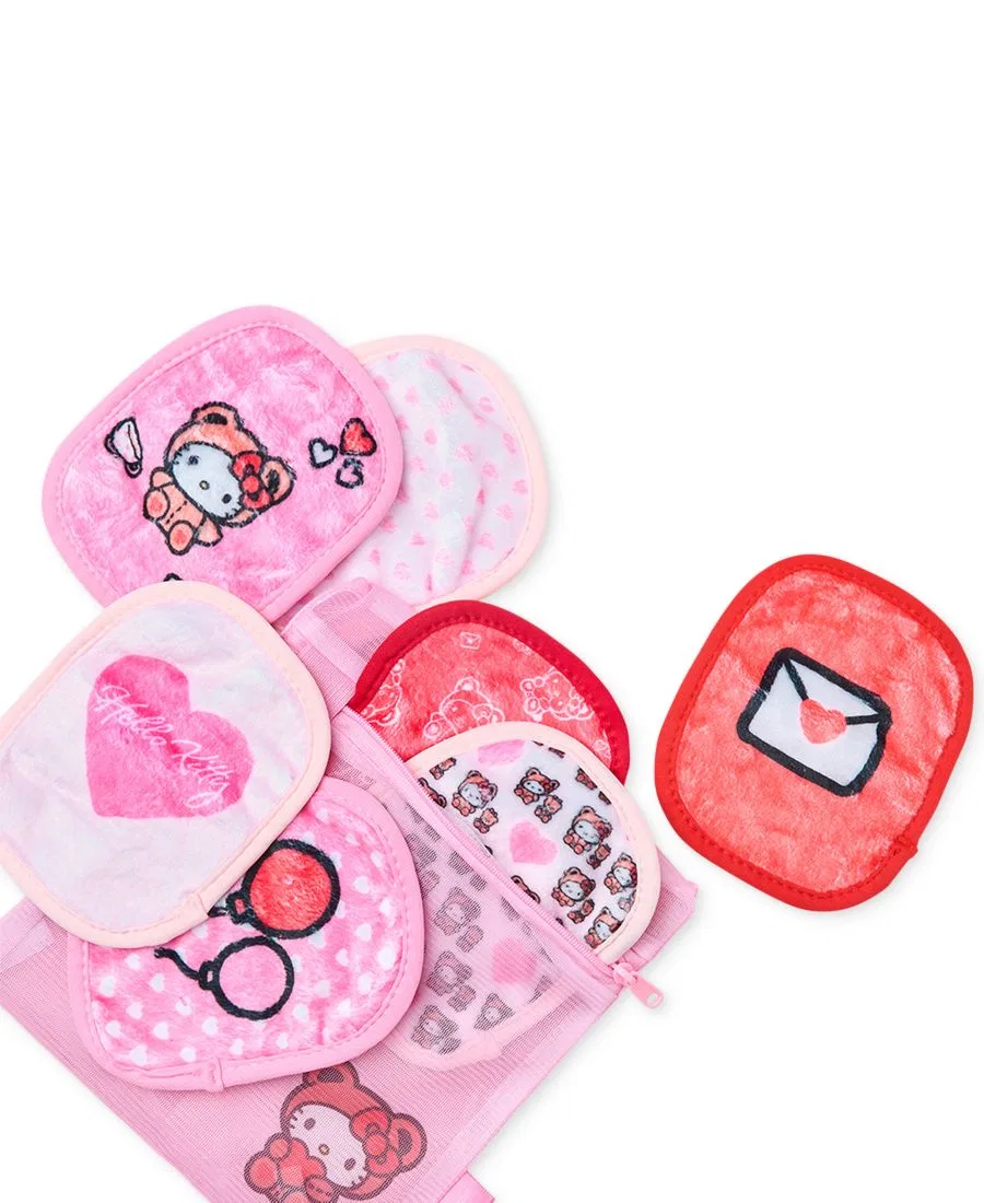 Набор Makeup Eraser — Из 9 многоразовых салфеток для снятия макияжа Hello Kitty Cutie Pie — фото 3
