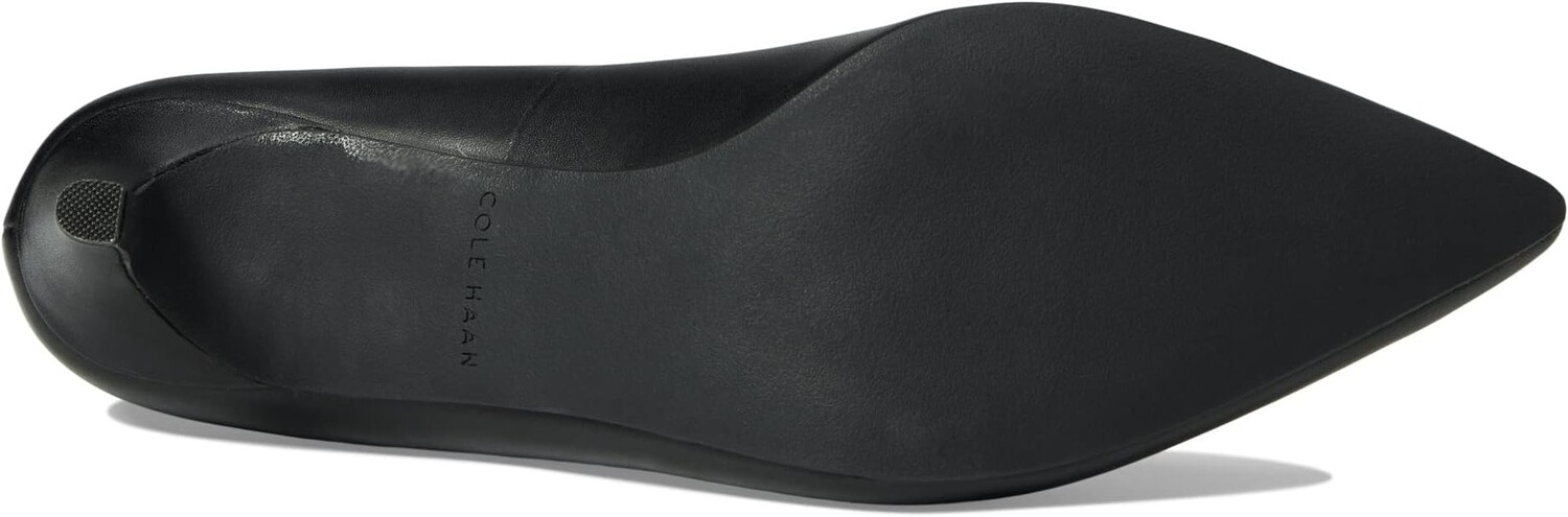 Туфли Cole Haan Vandam Pump 65 mm, цвет Black Waterproof Leather — фото 3
