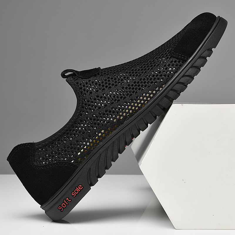 BAGE Мужские повседневные кроссовки Low Top черные, цвет Black — фото 4