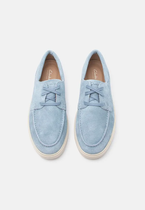 Повседневные кроссовки lockford на шнуровке Clarks, Light Blue — фото 4