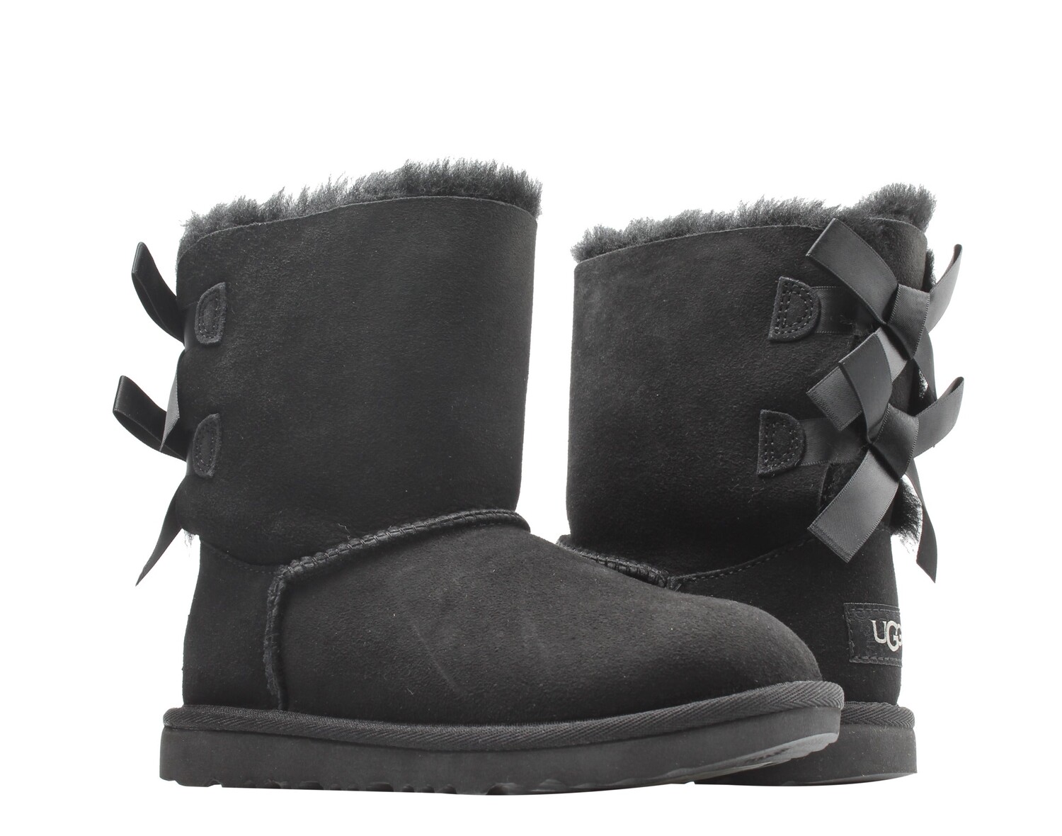 

Черные детские сапоги UGG Australia Bailey Bow II 1017394K-BLK, черный